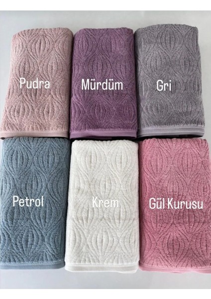 90 x 150 Renkli Midye Banyo Havlusu fiyatları