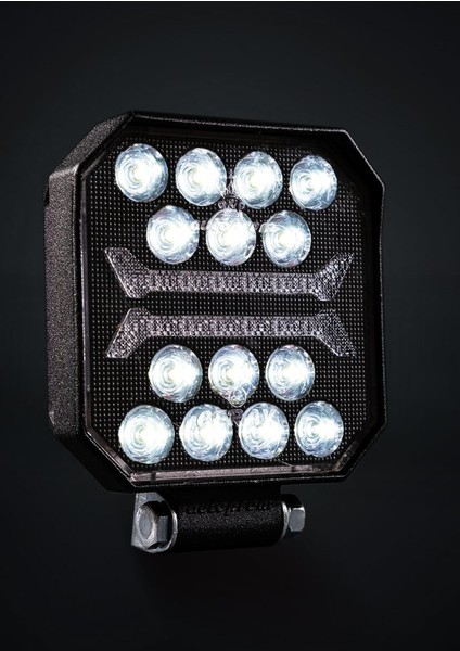 Kare Çalışma Lambası 10-30 Volt Off -Road Çift Renk Smile