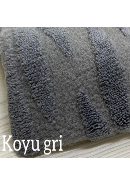 Yaprak Model Kumaştan Welsoft Lastikli Halı Örtüsü