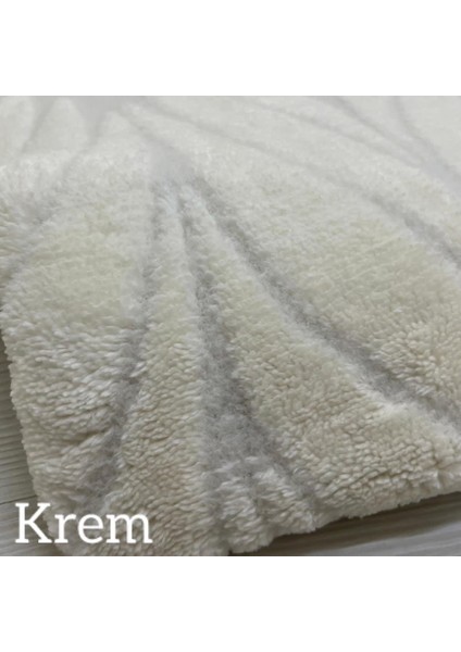 Yaprak Model Kumaştan Welsoft Lastikli Halı Örtüsü