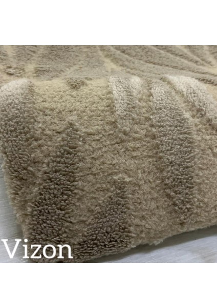 Yaprak Model Kumaştan Welsoft Lastikli Halı Örtüsü