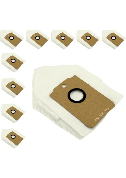 Arçelik Uyumlu Imperium Rs 9231 Robot Süpürge Toz Torbası 10 Adet