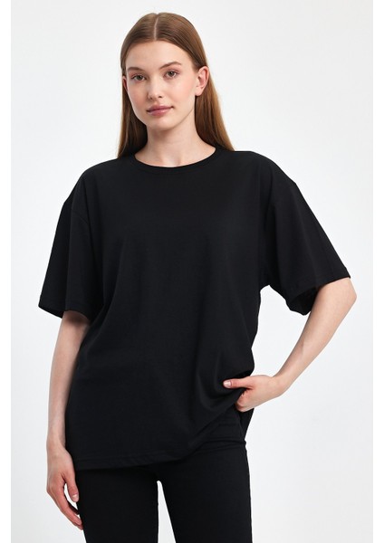 Kadın Oversize Tişört P-009408