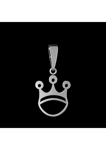 925 Ayar gümüş kolye taç SM3905