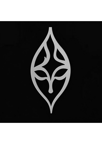 925 Ayar gümüş kolye maske SM3874