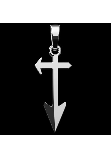 925 Ayar gümüş kolye ok SM4118