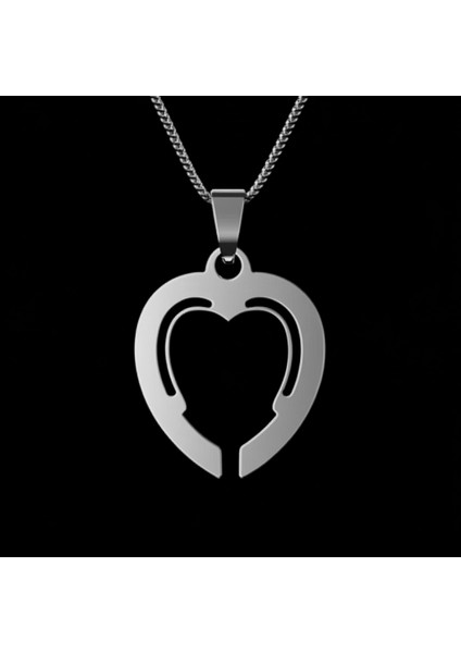 925 Ayar gümüş kolye nal SM3971