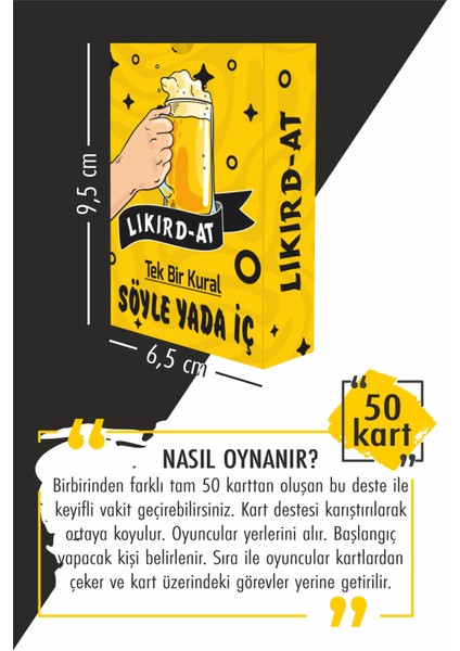 Lıkırdat Oyun Kartları | Eğlenceli Parti Kutu Oyunları | Grup Içki Shot Oyunları fırsatları