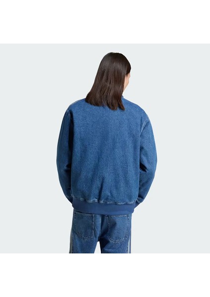 Erkek Günlük Eşofman Üstü Adicolor Denim Firebird Track Top Jc6233