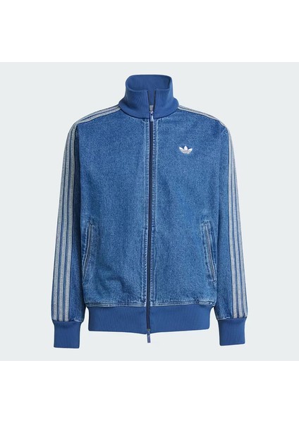 Erkek Günlük Eşofman Üstü Adicolor Denim Firebird Track Top Jc6233