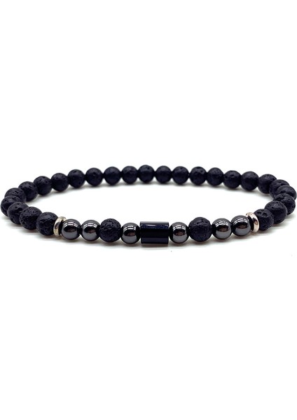 3 Lav 2020 Yeni Moda Bileklik Erkekler Basit Lüks Geometrik Sütun Taş Boncuklu El Yapımı Bilezikler Erkek Takılar Erkek (Yurt Dışından)