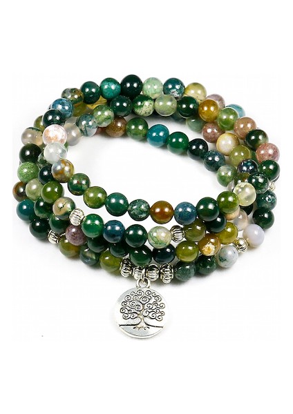 No.2 Boyutu Moda Kadın Hint Oniks 108 Mala Boncuklu Bilezik Çok Katmanlı Yüksek Lotus Şansı Yeni Tasarım Yoga Bileziği Erkekler Için Buddha (Yurt Dışından)