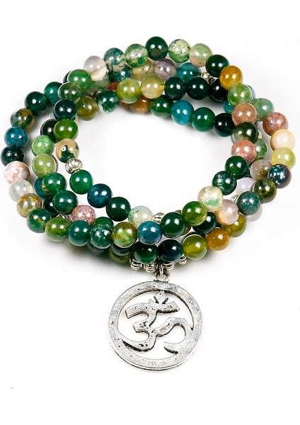 No.3 Boyutu Moda Kadın Hint Oniks 108 Mala Boncuklu Bilezik Çok Katmanlı Yüksek Lotus Şansı Yeni Tasarım Yoga Bileziği Erkekler Için Buddha (Yurt Dışından) modelleri