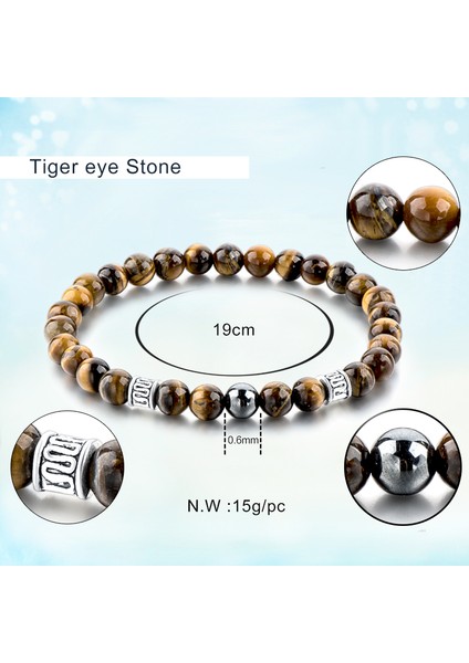SBR160125MT Chıcvıe Kaplan Gözü Doğal Boncuklu Erkek Zincir Bilezikler&bilezikler Gümüş Taşlı Bilezik Takı Bilezik Femme Sbr (Yurt Dışından) fırsatları