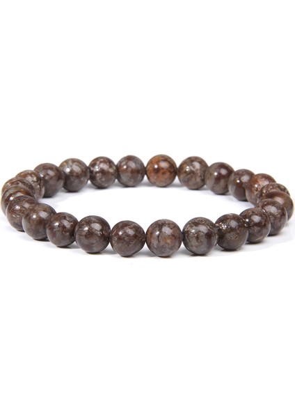 19CM Tarzı Kar Tanesi Doğal Taş Boncuklu Bileklik Erkekler 8mm Yuvarlak Güneş Taşı Kuvars Kristal Boncuklar Şifa Yoga Bileklik Kadınlar Erkekler Için Çakra Takı (Yurt Dışından)