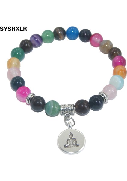 Göl Mavisi Yeşim Erkekler Için Doğal Taş Buddha Boncuk Ametist Akik Volkanik Taş Kaplan Gözü Turkuazlar Yoga Şifa Dengesi Bileklik Reiki (Yurt Dışından)