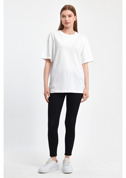 Kadın Oversize Tişört P-009408 modelleri