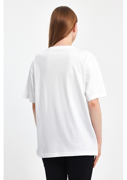 Kadın Oversize Tişört P-009408 fırsatları