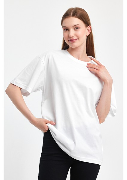 Kadın Oversize Tişört P-009408