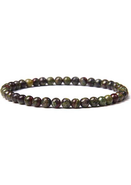6 mm Stil Ejderha Kan Taşı Doğal Iyileştirici Enerji Mineralli Takı Kadınlar Vintage Pulsera Erkekler Gri Labradorit Sarı Aventurin Taş Boncuk Bilezikler (Yurt Dışından)