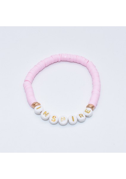 Ilham Vermek Renkli Polimer Kil Disk Fırça Altın Çinko Alaşım Metal Aralıklar Kelimeler Inanç Nefes Mama Inan Kadınlar Için Esnek Bilezik (Yurt Dışından)