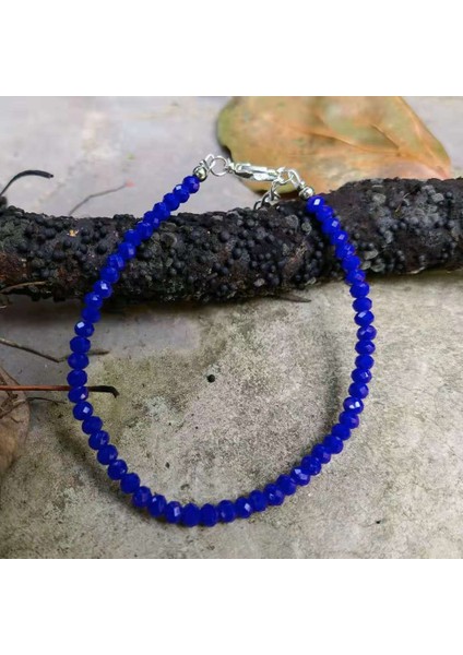 A33 Opal Bilezik, Ekim Doğum Taşı Bileziği Labradorit Bilezik Labradorit Pirinç Mavi Işık Boncuklu Katmanlı Bilezik (Yurt Dışından)