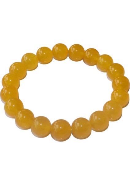 10MM Tarzı Sarı Doğal Taş Bileklik Erkekler Akik Cam Şifa Denge Boncuk Reiki Buddha Dua Yoga Bilezik Kadınlar (Yurt Dışından)