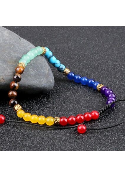 4mm Ayarlanabilir Kadın Erkek Doğal Taş Yoga El Yapımı Bilezikler Reikakra Şifa Denge Bileklik 4mm Mini Boncuklar Femme Takı (Yurt Dışından) modelleri