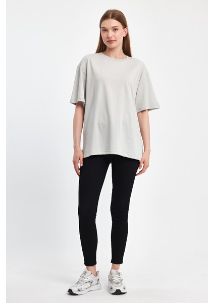 Kadın Oversize Tişört P-009408