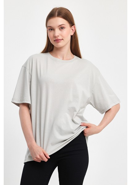 Kadın Oversize Tişört P-009408