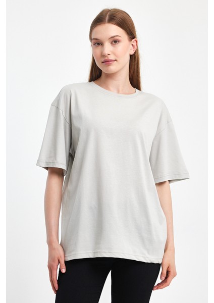 Kadın Oversize Tişört P-009408