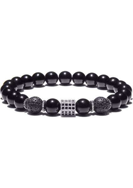 23CM Tarzı Tip 29 Klasik Doğal Siyah Oniks Boncuk Bileklik Erkek Moda Volkanik Lava Boncuklu Aslan Başlı Bilezik Kadın Erkek Takı Hediye (Yurt Dışından) indirimleri