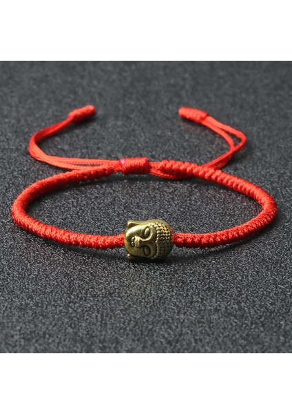 Siyah Dambıl Kırmızı Kadın Erkek Için Basit Kırmızı Iplik Bilezik Ayarlanabilir Şanslı Minimalist Yoga Takı Çiftler Hediye (Yurt Dışından) fırsatları