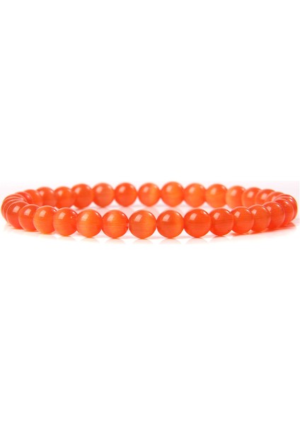 19CM Tarzı Saf Altın Rengi Doğal Taş Bilezikler 6mm Boncuklu Bilezikler Labradorit Kaplan Gözü Taşlı Şans Bilezikleri Kadınlar Için Takı Erkekler Için Pulsera (Yurt Dışından)