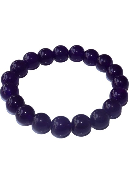 12MM Tarzı Koyu Mor Doğal Taş Bileklik Erkekler Akik Cam Şifa Denge Boncuk Reiki Buddha Dua Yoga Bilezik Kadınlar (Yurt Dışından)