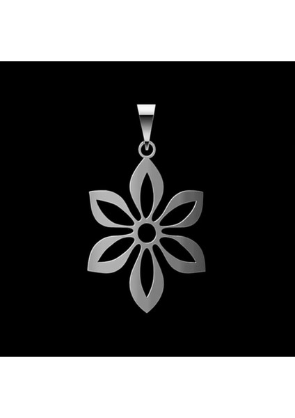 925 Ayar gümüş kolye çiçek SM3795