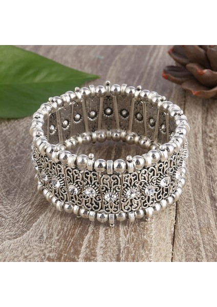 Stil4 Lovbeafas Moda Etnik Bohem Elastik Bilezikler ve Bileklikler Kadınlar Için Kristal Vintage Plaj Esnek Boho Bilezikler (Yurt Dışından) modelleri