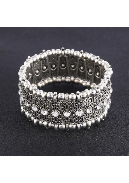 Stil4 Lovbeafas Moda Etnik Bohem Elastik Bilezikler ve Bileklikler Kadınlar Için Kristal Vintage Plaj Esnek Boho Bilezikler (Yurt Dışından) fırsatları