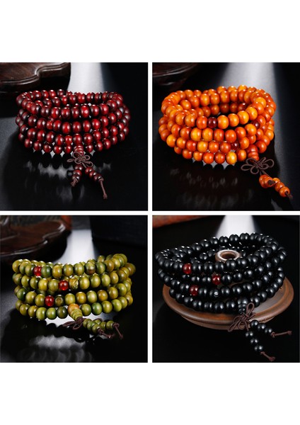 Siyah 6mm 10 Renk Doğal Sandal Ağacı Boncuk Bilezik Ret Ahşap Boncuk Çok Katmanlı Buddha Dua Bilezik Erkek Kadın Takı Hediye (Yurt Dışından) fiyatları