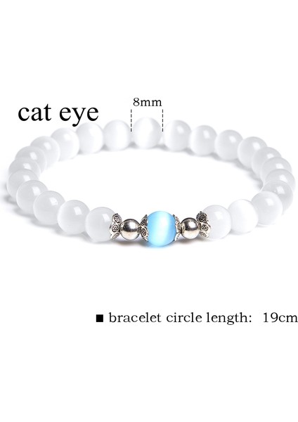 23CM Tarzı 14 Kedi Gözü Doğal Howlite Gül Kuvarsı Kristal Aytaşı Bileklik Kadınlar Için Çakralar Boncuklu Bilezik Kadınlar Için Yoga Enerjisi Takı Браслет (Yurt Dışından)