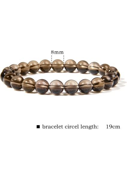 19CM Tarzı Harita Taşı Doğal Taş Boncuklu Bileklik Erkekler 8mm Yuvarlak Güneş Taşı Kuvars Kristal Boncuklar Şifa Yoga Bileklik Kadınlar Erkekler Için Çakra Takı (Yurt Dışından)
