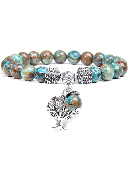 17CM Tarzı Rüya Ametisti Kadın Bilezikler Erkek Şans Doğal Kaplan Gözü Taşlı Hayat Ağacı Bilezikleri Reiki Şifa Enerjisi Mala Yoga Bilezik Takı (Yurt Dışından) fiyatları