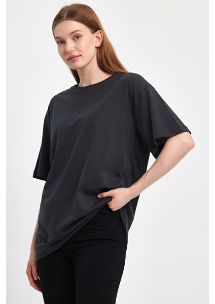 Kadın Oversize Tişört P-009408 fırsatları