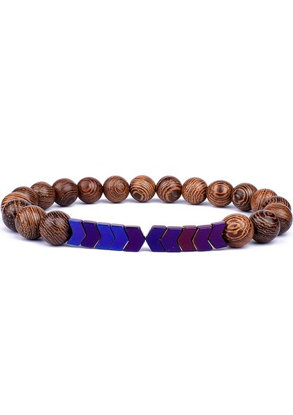 17CM Tarzı No.27 Boyutu Erkekler Için Lava Difüzör Bilezik Doğal Ay Taşı Boncuklu Tibet Buddha Bileklik Volkanik Taş Çakra Bilezik Erkek Takı Hediye (Yurt Dışından)