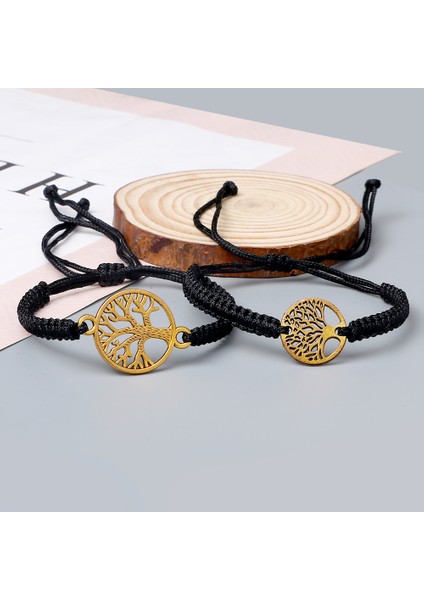 Stil 22 Kırmızı Siyah Hayat Ağacı Iplik Bileklik Erkek El Dokuması Örme Ayarlanabilir Tibetli Budist Bilezik Kadın Sevgili Takı Hediye (Yurt Dışından) indirimleri