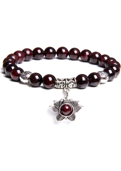 17CM Tarzı No.23 Boyutu Kadın Bileklik Doğal Yakut Gerdirme Bilezikler Erkek Moda Lotus Şans Bilezikleri Kadın Taş Boncuklu Buddha Takı Kadınlar Takı (Yurt Dışından) fiyatları