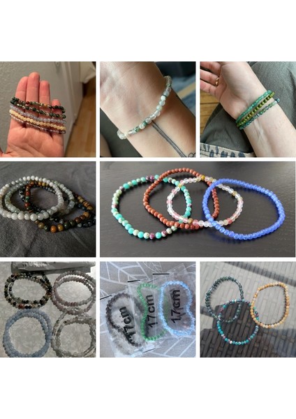 21CM Tarzı Kantaşı Erkek Bilezikleri Doğal Mineral Rodonit Boncuklu Bilezik El Yapımı Esnek Takı Kadınlar Doğal Çakra Reiki Pembe Kuvars Bileklik (Yurt Dışından) fırsatları