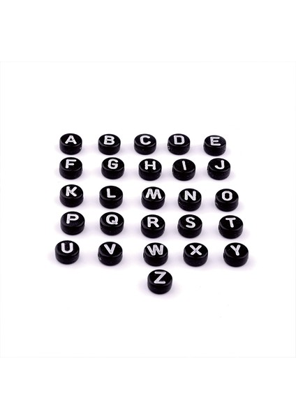 21CM Tarzı N Yeni Moda Ilk Harf Boncuk Bilezikler Mat Siyah Hematit Cam Boncuk Bilezik Harf Kolye Çift Bilezikler Için Kullanım (Yurt Dışından) fırsatları