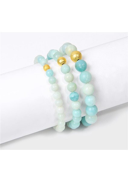 19CM Tarzı 7 Mavi Kum Doğal Howlite Gül Kuvarsı Kristal Aytaşı Bileklik Kadınlar Için Çakralar Boncuklu Bilezik Kadınlar Için Yoga Enerjisi Takı Браслет (Yurt Dışından) indirimleri