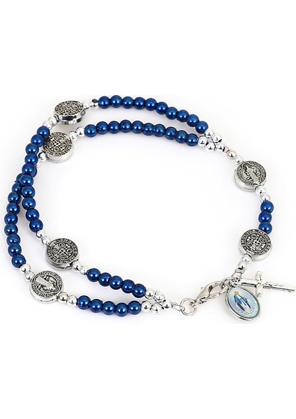 20CM Tarzı SL-50MBAI Mücevher Isa Bileklik Meryem Haç Zarif Rastgele Resim Hristiyan Malzemeler Hediye Tespih Bileklik (Yurt Dışından) fırsatları